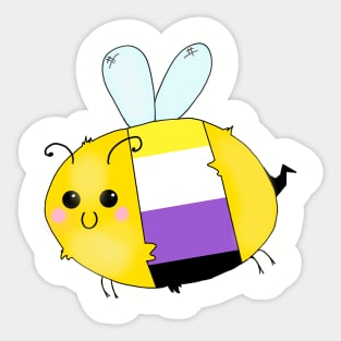 Pride Bees - Nonbinary Sticker